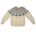 Woolrich Womens Sweater Chunky Wool Vintage Handknit Cardigan Size XL