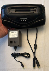 Sega Genesis 32x System Console + Power Cord + Link Cable Tested & Working