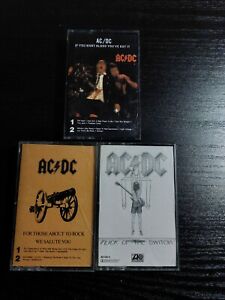 AC/DC Cassette Tape Lot