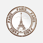 Paris Eiffel Tower France Europe Travel Grunge Stamp Vinyl Sticker Decal