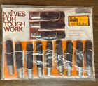 Vintage 1980’S Lot Of 12 Barlow Stag Knifes Store Display  New Old Stock On Card