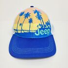 JEEP TRUCKER HAT Cap Snapback Mesh Tropical Official Jeep Car SUV Licensed