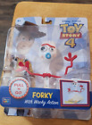 2019 Toy Story 4 Pull N Go Forky Figure On Hand! Wacky Action NEW IN PACKAGING