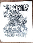 ED ROTH - BIG DADDY - Poster The Slicker the Better No Beauty All Beast 11 x 14