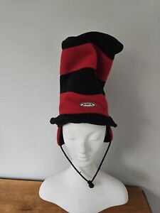 Vintage BULA Top Hat 90's Snowboard/ Ski Red Black Adult One Size Made In Canada