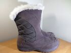 Columbia Women's Size 9 Winter Snow Boots Brown Suede Pull On - Fast Shipping