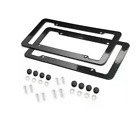 For Kia Frame Carbon Black License Plate Front and Rear Auto Universal (For: 2013 Kia Soul)