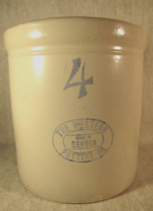 New ListingVintage Western Pottery Company #4 Crockery, Made in Denver