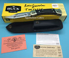 Buck 110 Brian Yellowhorse Custom Lockback Tortoise Knife Knives + Sheath YH399