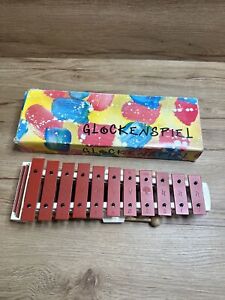 SONOR Children's Glockenspiel Xylophone Made In Germany Kindermusic 2 Mallets