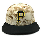 New Era Pittsburgh Pirates Hat Mens Size 7 1/8 Desert Digital Camouflage 59Fifty