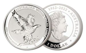 2023 P $1 Australia 1oz Proof  Incused Silver Wedge Tailed Eagle OGP/COA