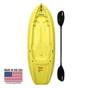 Wave 6 ft Youth Sit-on-Top Kayak Yellow