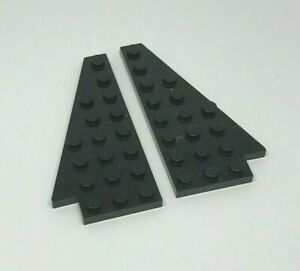 LEGO Space: 2x 8x4 corner plate - ref 3933 3934 black - set 6981 6988 6982 6984