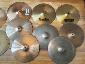 Job Lot x 11 CYMBALS VARIOUS Available Worldwide