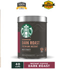 New Starbucks, Dark Roast Instant Coffee Can, 3.17 oz Free Shipping