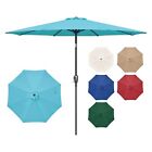 Simple Deluxe 9ft Patio Umbrella Outdoor Table Market Yard Umbrella Tilt/Crank