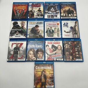 Lot of 13 Blu Ray DVD Movie Thriller Comedy Mystery Romance~ALL TESTED & WORKING