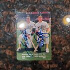 Mark McGwire-Jose Canseco Signed 1988 Mother’s Cookies #28 AL ROY 1986 1987 BAS