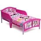 Delta Children Minnie Mouse Plastic Toddler Bed Kids Sturdy, Pink NEW