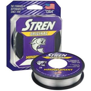 Stren CLEAR/BLUE FL. Original Monofilament fishing line Choose weight! USA Made