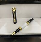 Luxury Great Writers Series White+Gold Color 0.7mm Rollerball Pen