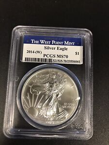 American Silver Eagle 2014-W PCGS MS70 #35650-1