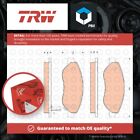 Brake Pads Set fits OPEL CORSA D 1.4 Front 12 to 14 A14NEL TRW 93189822 93169176