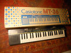 1980s CASIOTONE MT-36 Keyboard Electronic Musical Instrument BOX untested
