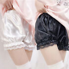 Vintage Satin Lace Ruffle Pumpkin Bloomers Pettipants Cute Maid Shorts Pants