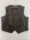 Scully Leather Mens Brown Soft Touch 4X Snap Vest