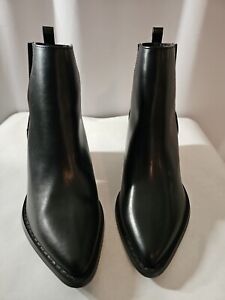 booties size 7.5 black heels