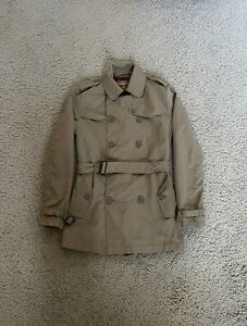 Superdry Men’s  Beige Trench Coat - Size Small