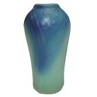 Vintage Early 1930s Van Briggle Pottery 833 Stylized Flowers Ming Blue Vase