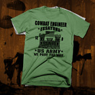 Combat t-shirt military Infantry Sapper Tactical Assault Combat Engineer tee