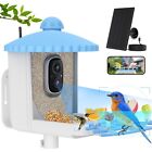 Twesync Smart Bird Feeder Camera Solar Powered, AI Identify Bird Feeder Camera