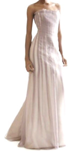Akris Resort 2008 Runway Silk Long Maxi Gown Evening Dress US 6 8 / FR 38 40