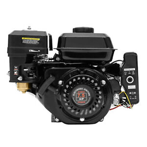 7.5 HP 4-Stroke Electric Start Go Kart Log Splitter Gas Engine Motor Power 212cc
