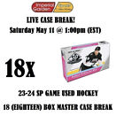 New Listing2023-24 SP GAME USED SPGU 18 BOX CASE BREAK #4469 - Chicago Blackhawks
