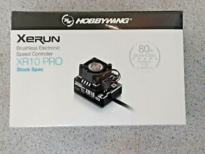 Hobbywing Xerun XR10 Pro Stock Spec V4 Sensored Brushless ESC 30112401 Brand New