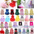 ❀Pet Clothes Summer Small Dog Cat Dress Cute Princess Chihuahua Puppy Skirt US*