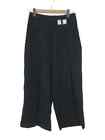 Y's Side Zip Flare Design Tucked Wide Pants Bottom 3 Wool BLK Solid YP-P07-100