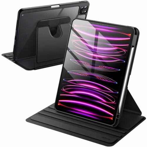 360 Degree Rotating Case for iPad Pro 11-Inch(4th/3rd gen) with Pencil Holder
