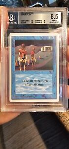 1993 BGS 8.5++ Time Walk Unlimited MTG Card Reserved List Magic: the Gathering
