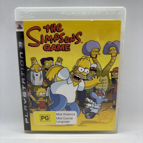 New ListingThe Simpsons Game PS3 PlayStation 3 Complete With Manual Free Tracked Postage