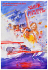 Seafair Budweiser Hydroplane Race Seattle Awesome 1987 Vintage Poster