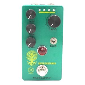 Mosky Audio Booster Overdrive Guitar Effect Pedal T8 T9 Circuit SD1 M Tone Level