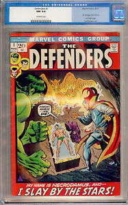 Defenders #1 CGC 9.4 1972 Hulk! Doctor Strange! From Marvel Feature! N2 232 cm