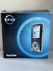 SanDisk Sansa e260 Black 4 GB Digital Media Player In Original Box TESTED