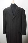 Brooks Brothers Dorcet VINTAGE Gray Herringbone Wool Tweed Mens Overcoat Sz 41R